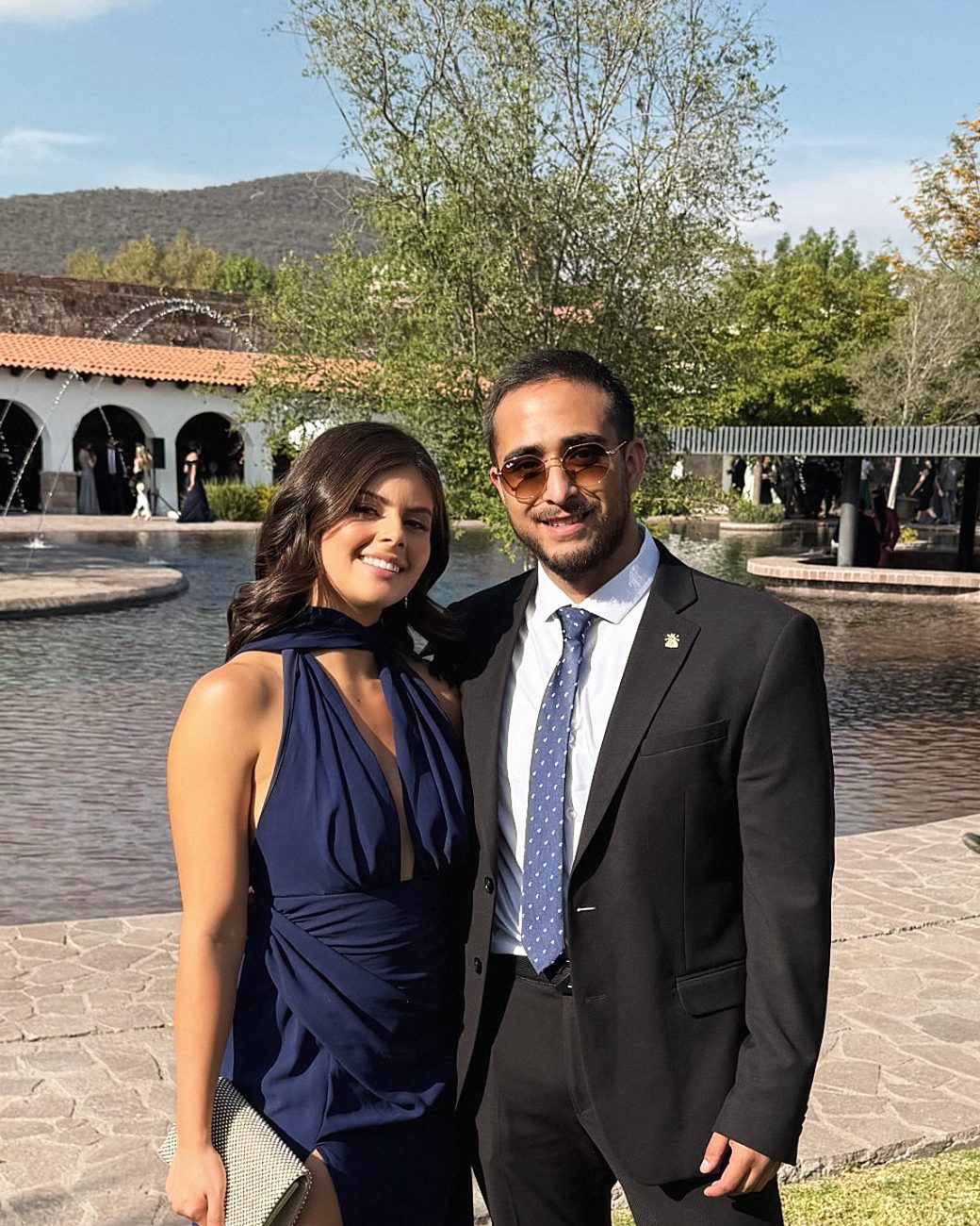 Pao y Alonso de gala